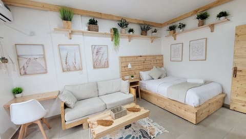 Warm Boho Studio at the Center of VI