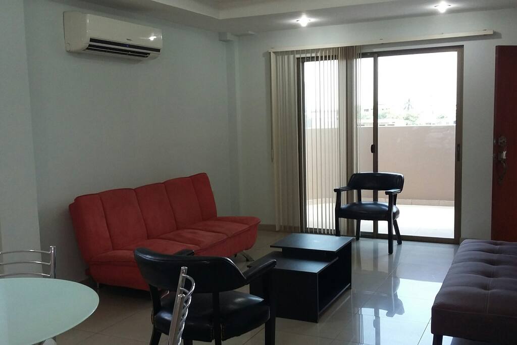 Área de la sala con a/c split