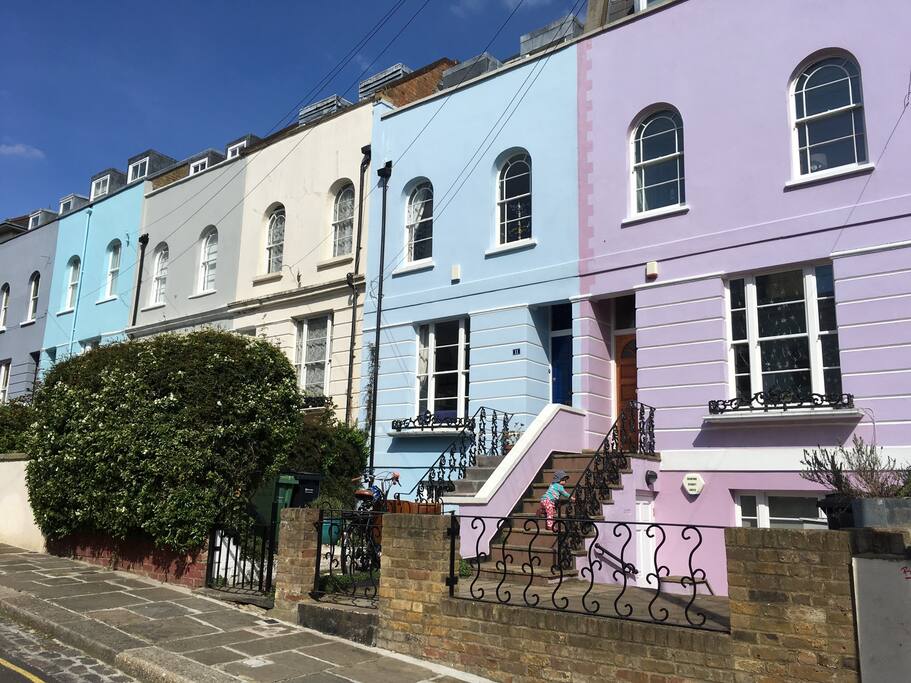 Our beautiful street - peaceful, yet central