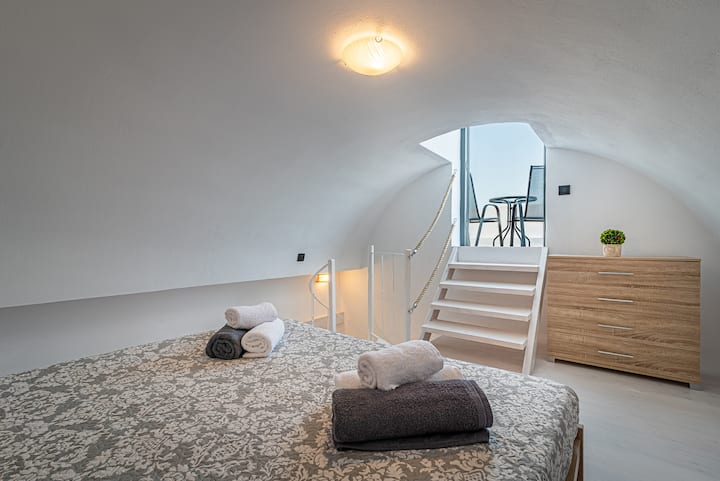 Dormitorio en el piso superior