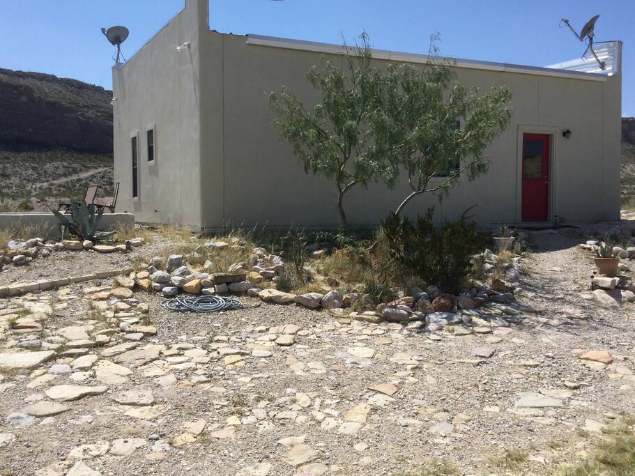 The back entrance to the Casita
