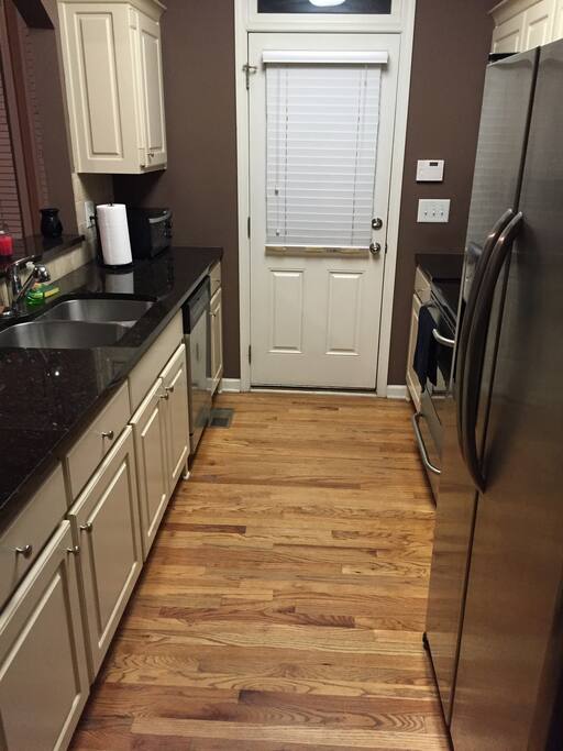 Kitchen & Side door entrance.