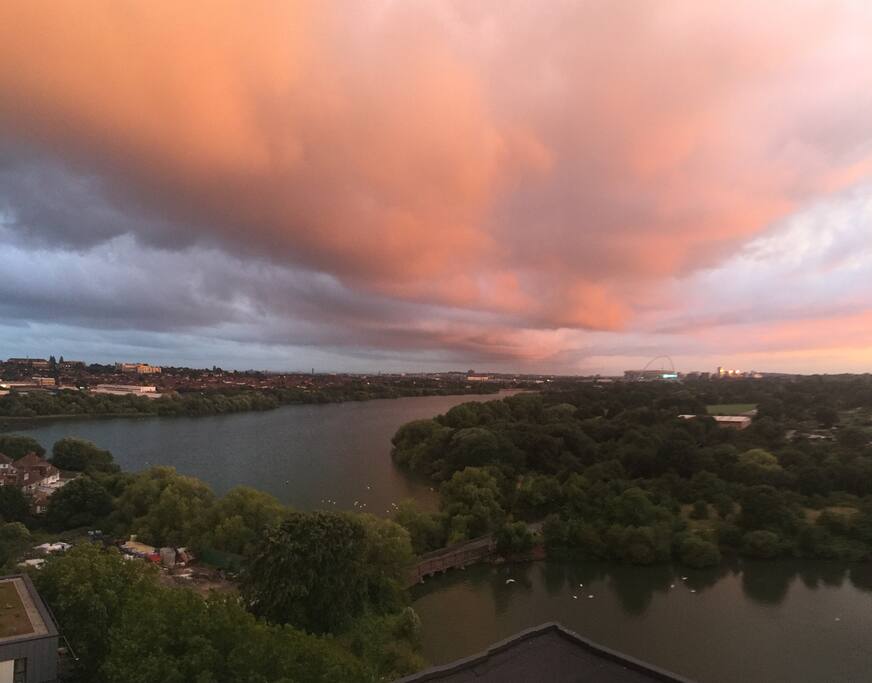 View from apartment's rooftop