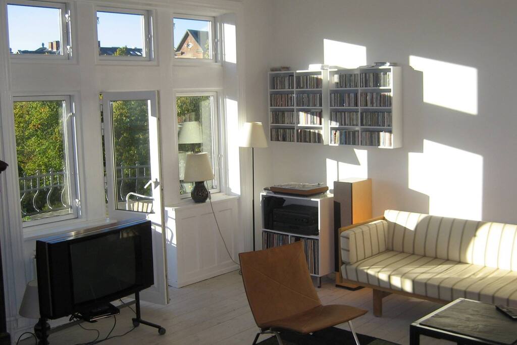 Bright, big living room