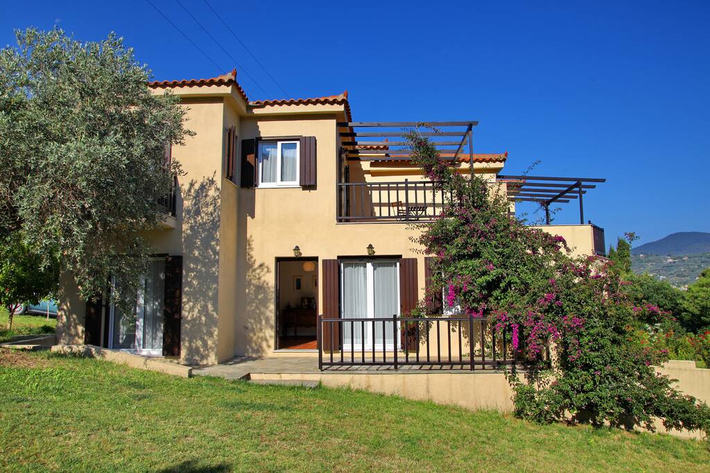 front of the house