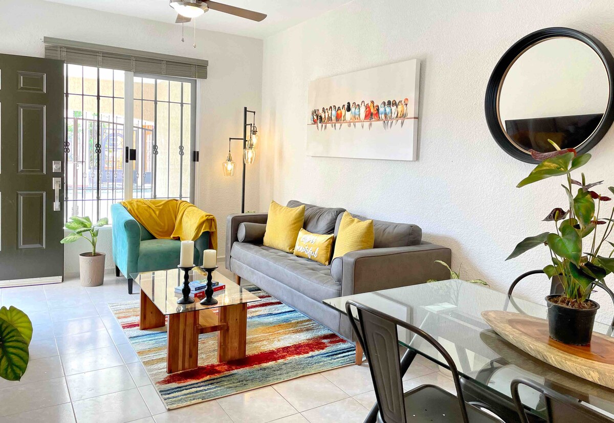 Airbnb con mejor rendimiento: ℂ𝕒𝕤𝕒 𝔹𝕠𝕟𝕚𝕥𝕒 Private Pool+Airport Transfer en Supermanzana 325