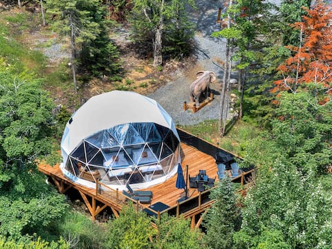 Safari Dome with Hot Tub