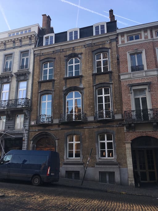 Facade of the building