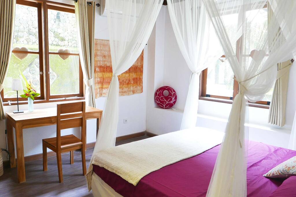 Private Bedroom- Fire Room- with ensuite bathroom, AC. FAN
