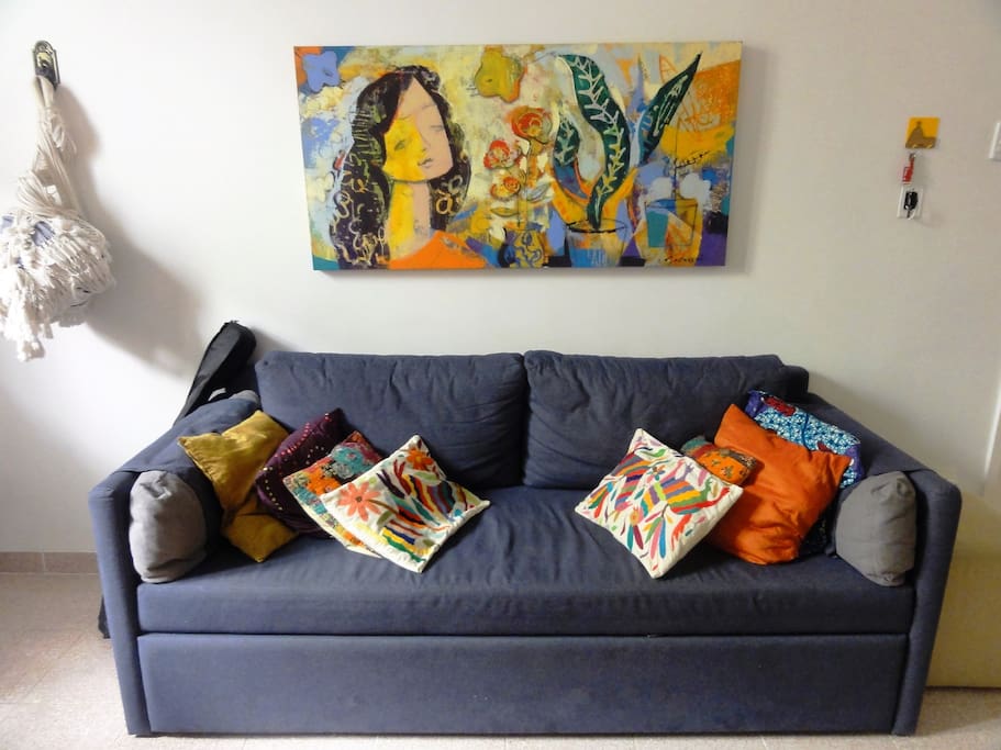 the sofa bed