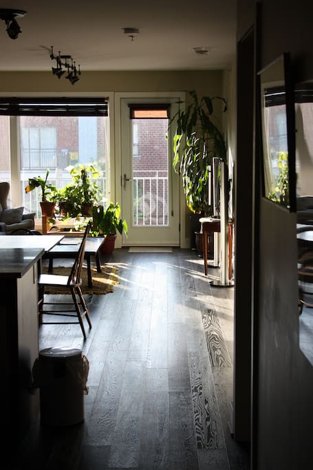 As you walk in...