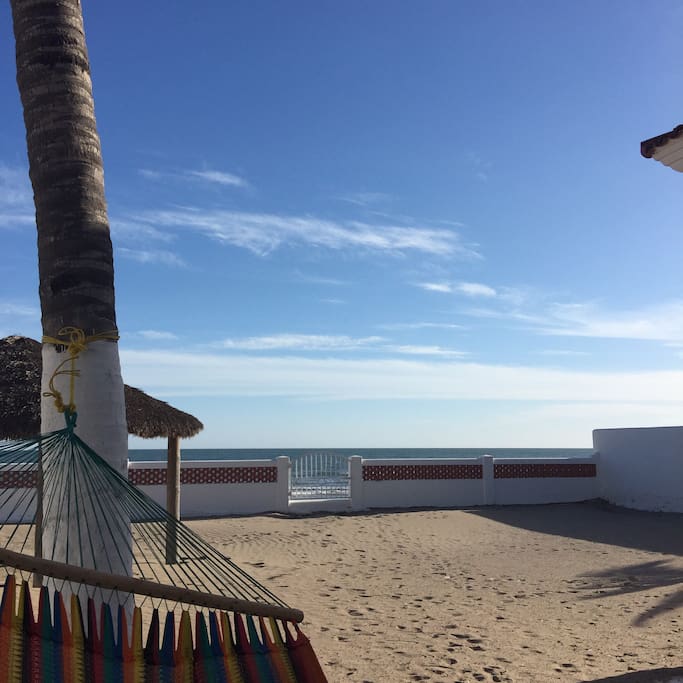 Vista desde la hamaca
