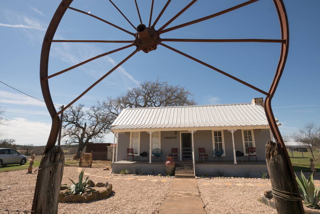 Front Gate - Original Entry Wagon Wheel