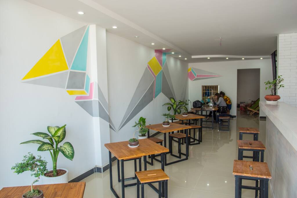 Cafe downstairs