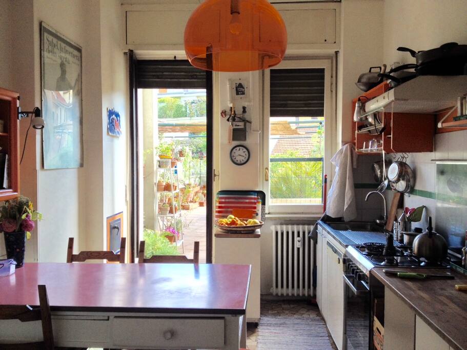 kitchen & terrace
