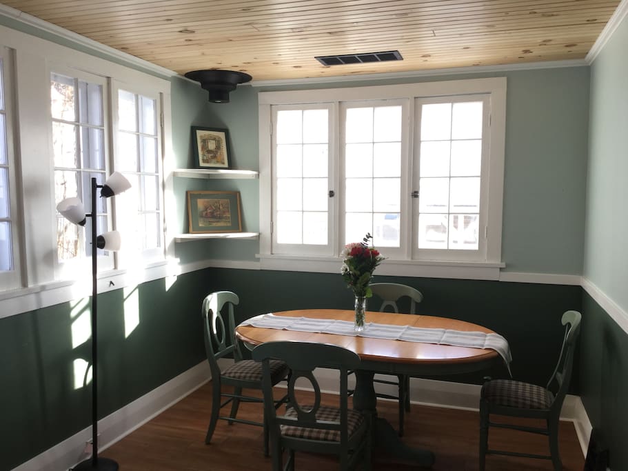 Dining room full of sunshine