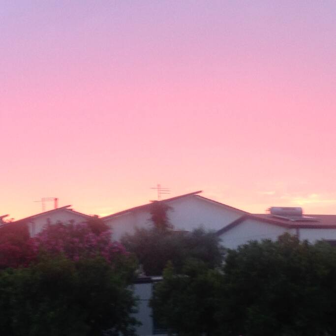 Casa Solares al tramonto