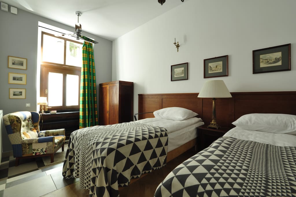 Bedroom with "reader's corner"