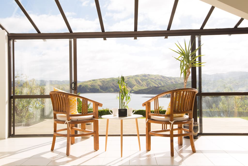 Tea time on your personal deck