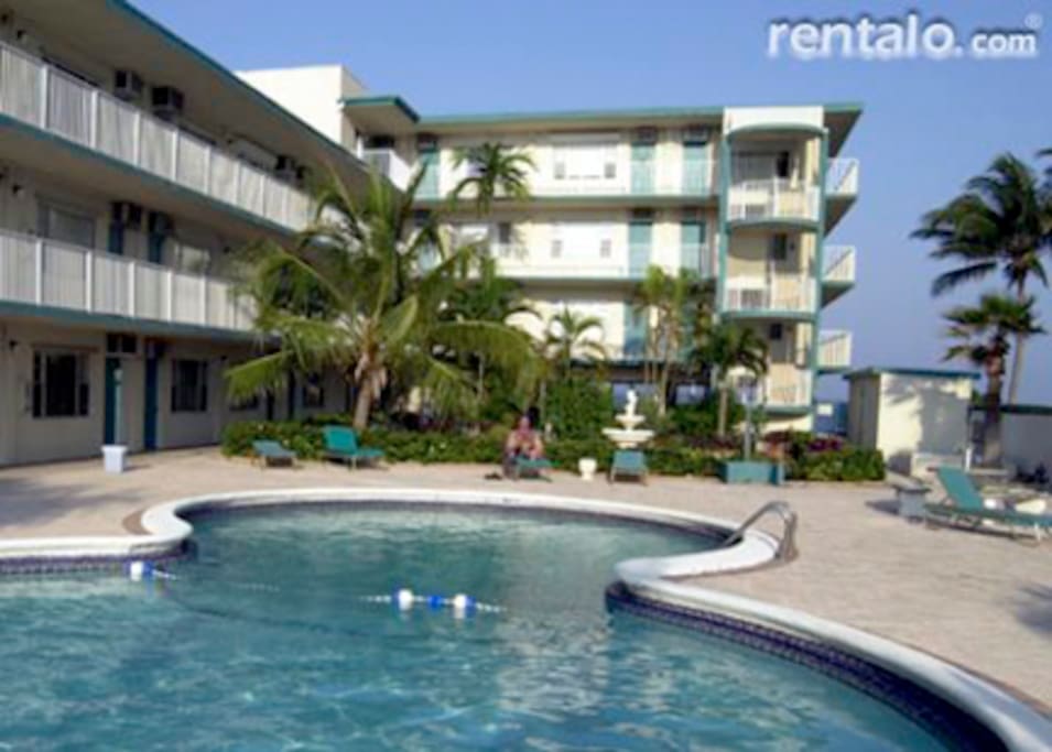 Heater pool (now fenced in)