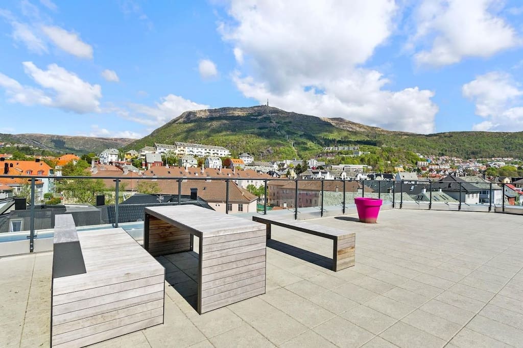 Terrace on the roof