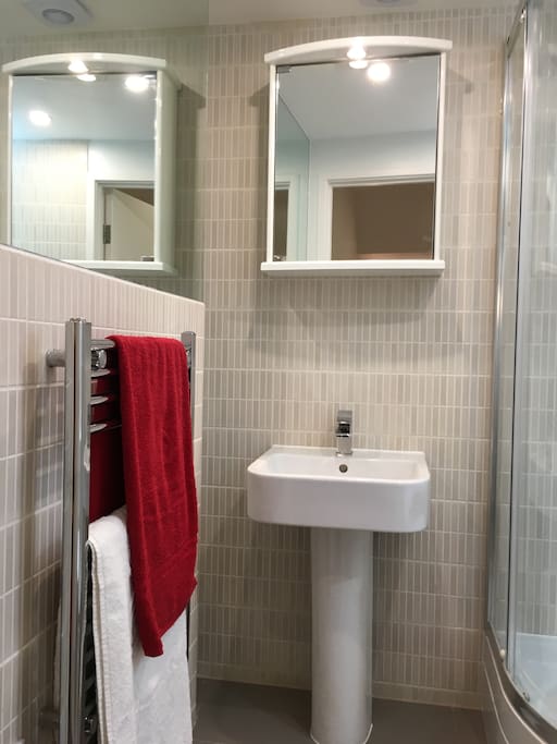 clean private bathroom