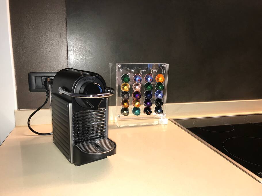 Macchina Nespresso con capsule di benvenuto