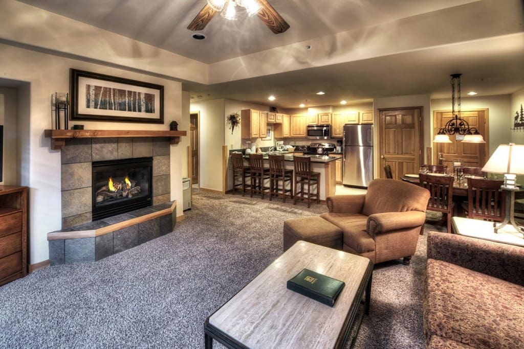 Family room and kitchen (typical)