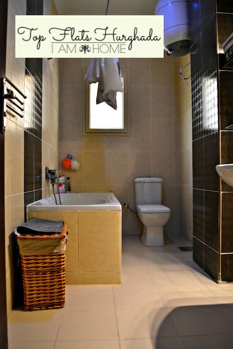 Spacious bathroom