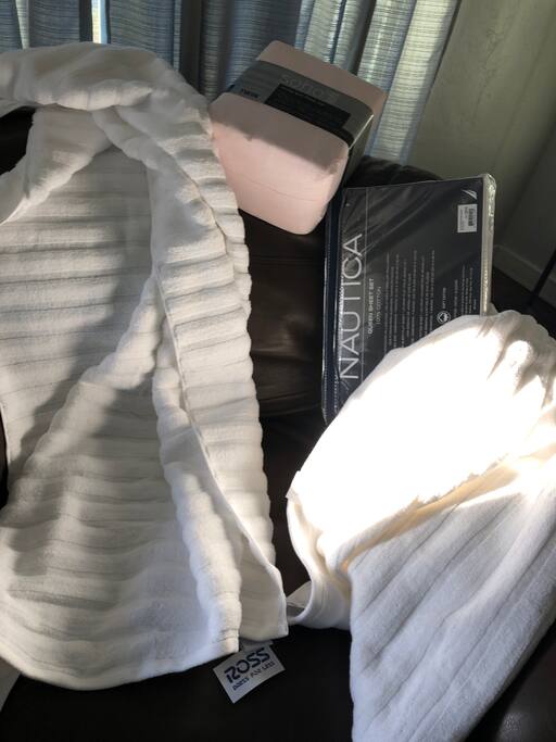 New Sheets and Towels for Next Booking