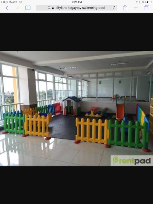 Play ground for children located at the 3rd level of cityland