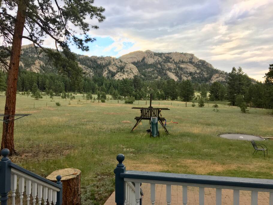 Lumpy ridge from the back deck