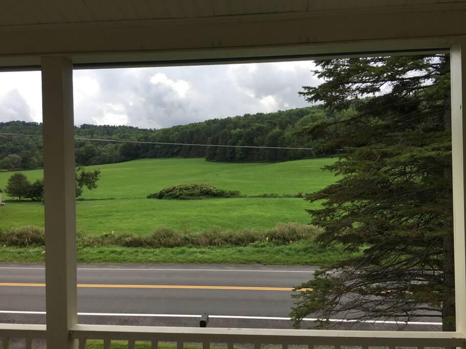 View from second floor porch