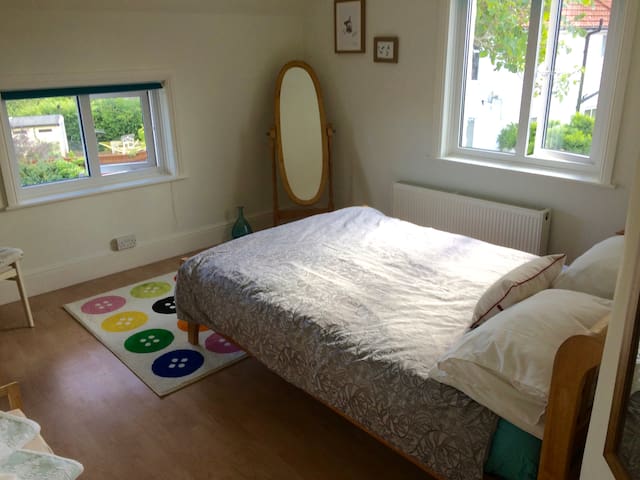 Comfortable room in home by the sea and town.