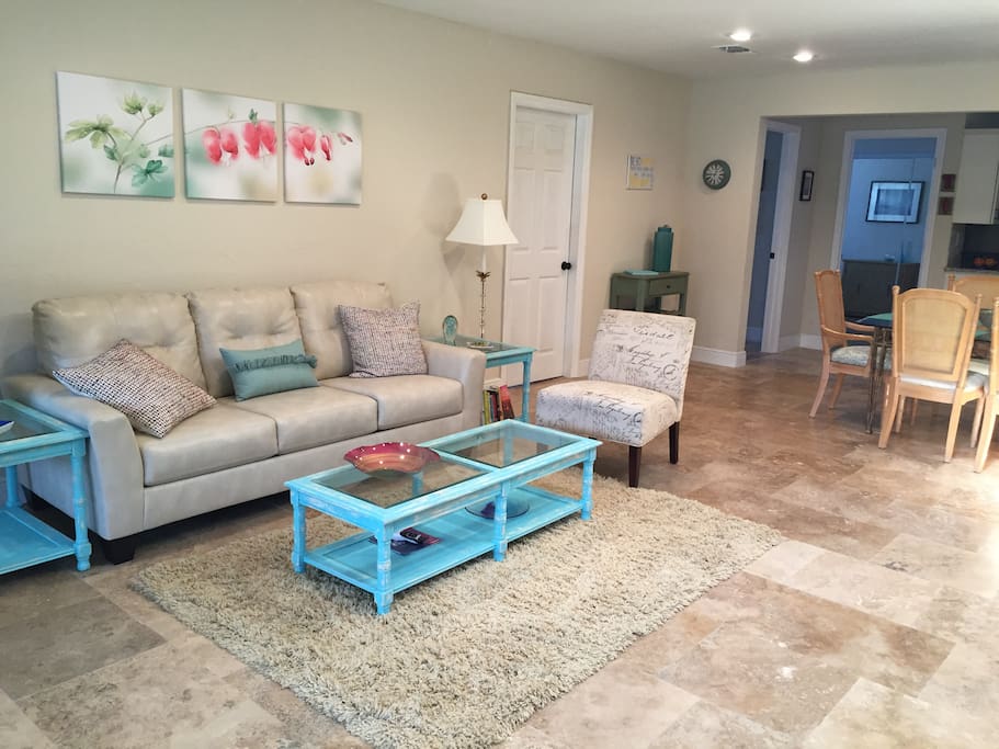 Lots of room for relaxing and entertaining.