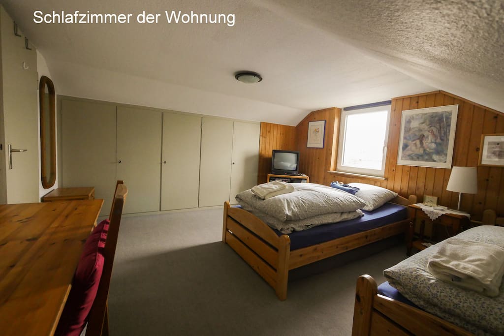 Schlafzimmer der Wohnung