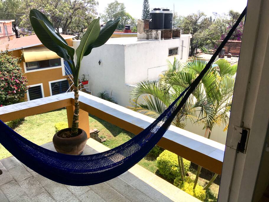 Relaxing balcony in your private room