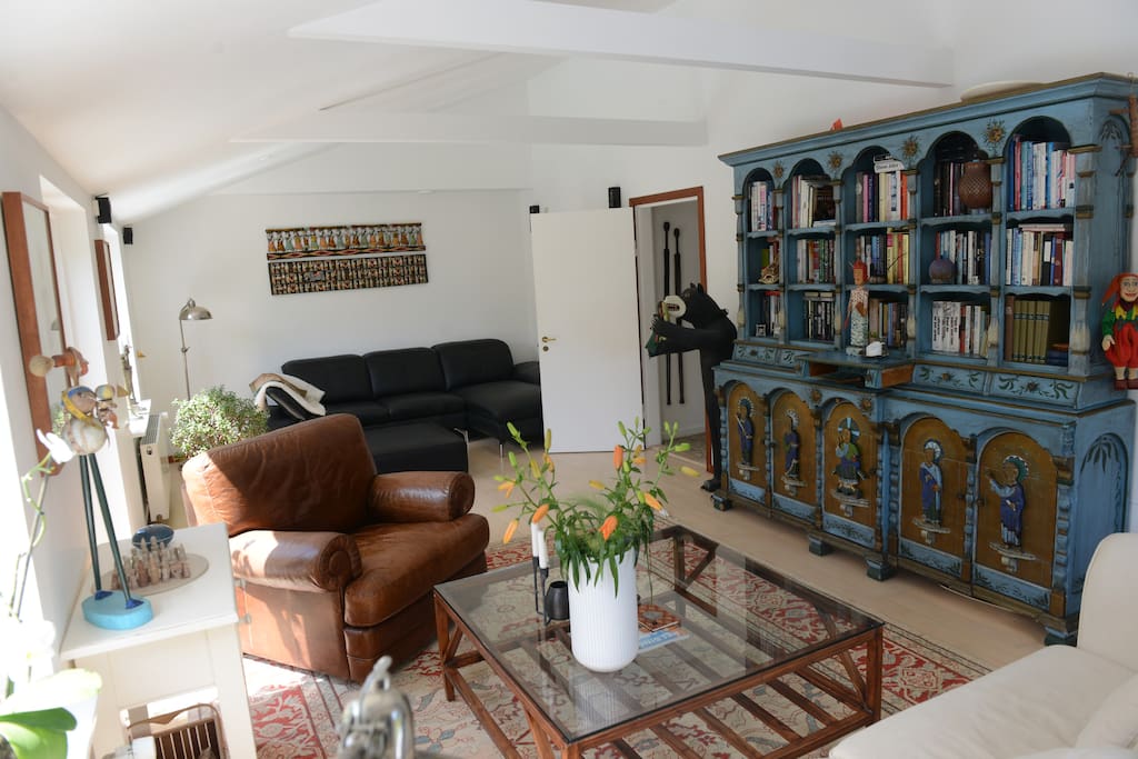 Lounge and living area