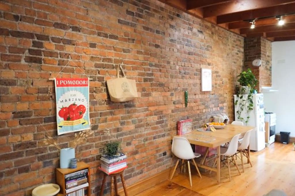 Dining space.