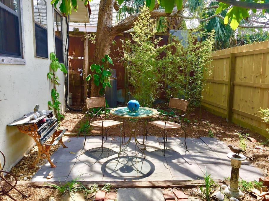 Back patio