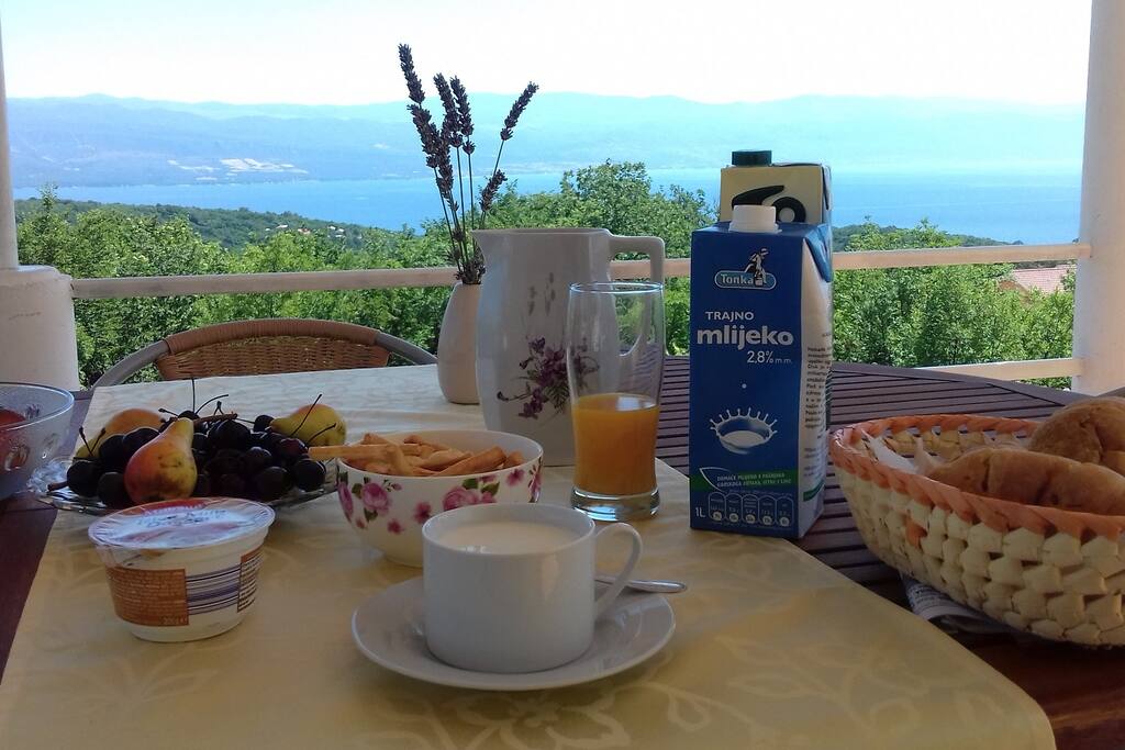 Breakfast with a view
