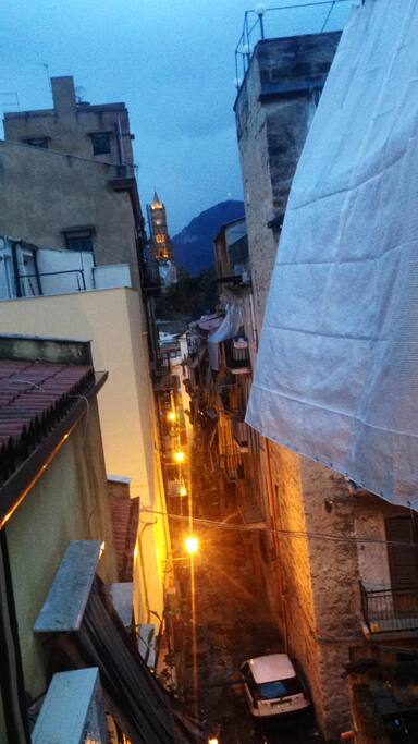 Vista dal balcone