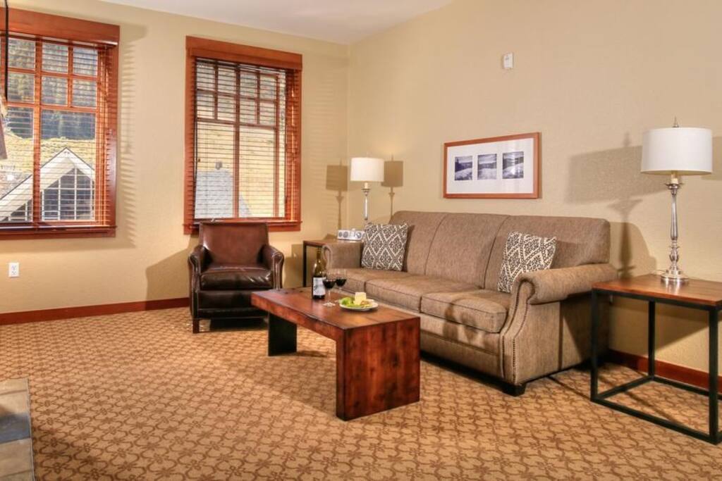 Relax and unwind in the warmth of your gas fireplace.