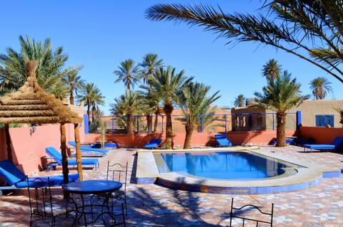Merzouga Hotel Room w/ BR, AC & Pool /