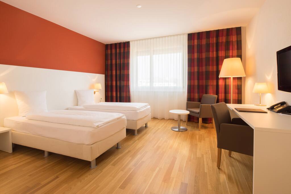Doppelzimmer mit getrennten Betten