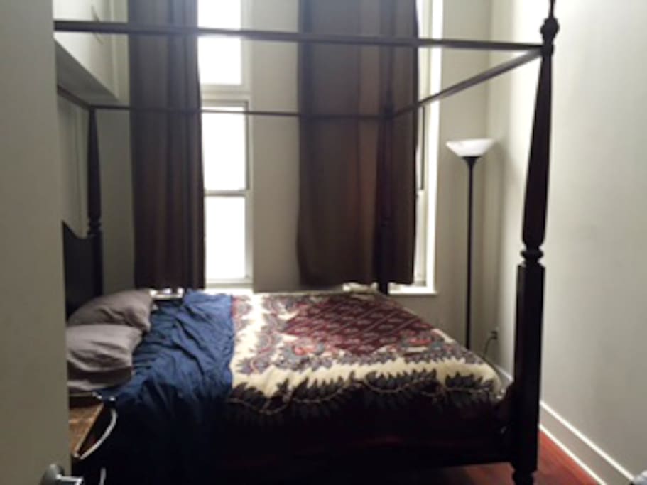 1st floor bedroom california king bed