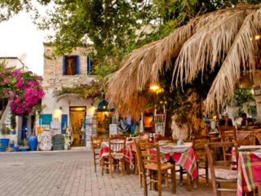 Traditional restaurant in Myrtos