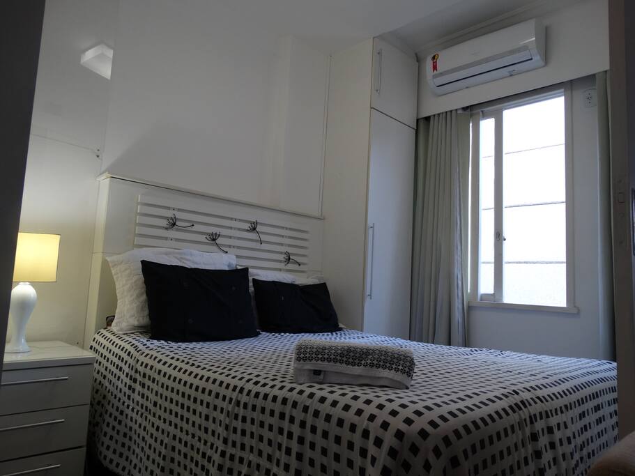 Quarto confortável com Ar Condicionado