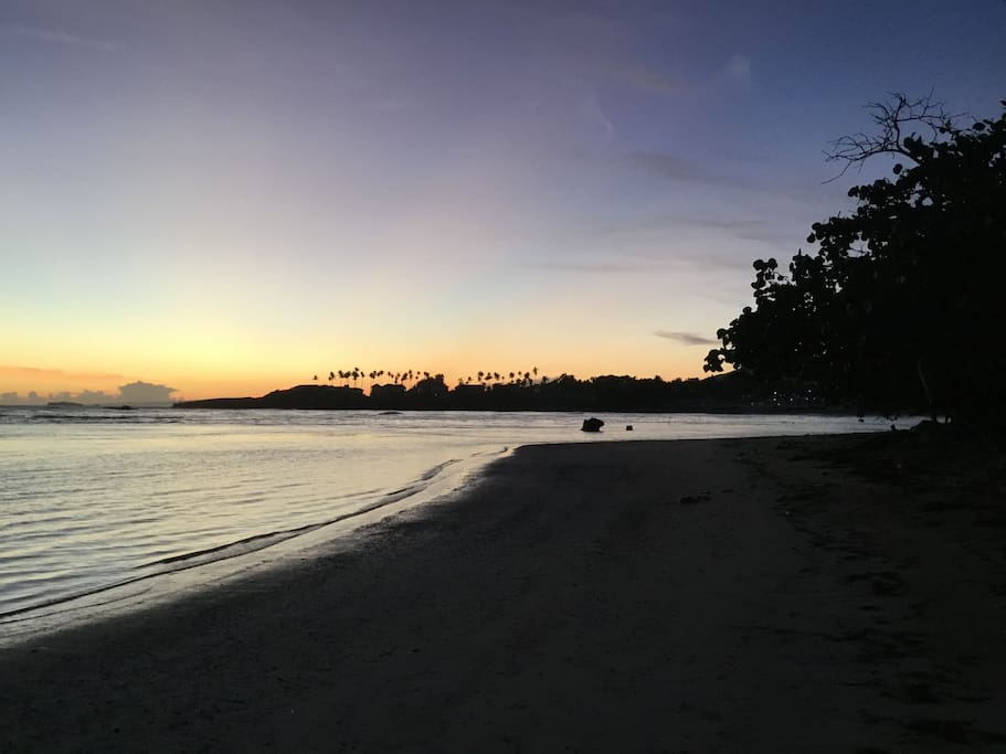 Sunrise on Playa Cofresi - an early morning walk is a great way to start your day, or try a little yoga.
