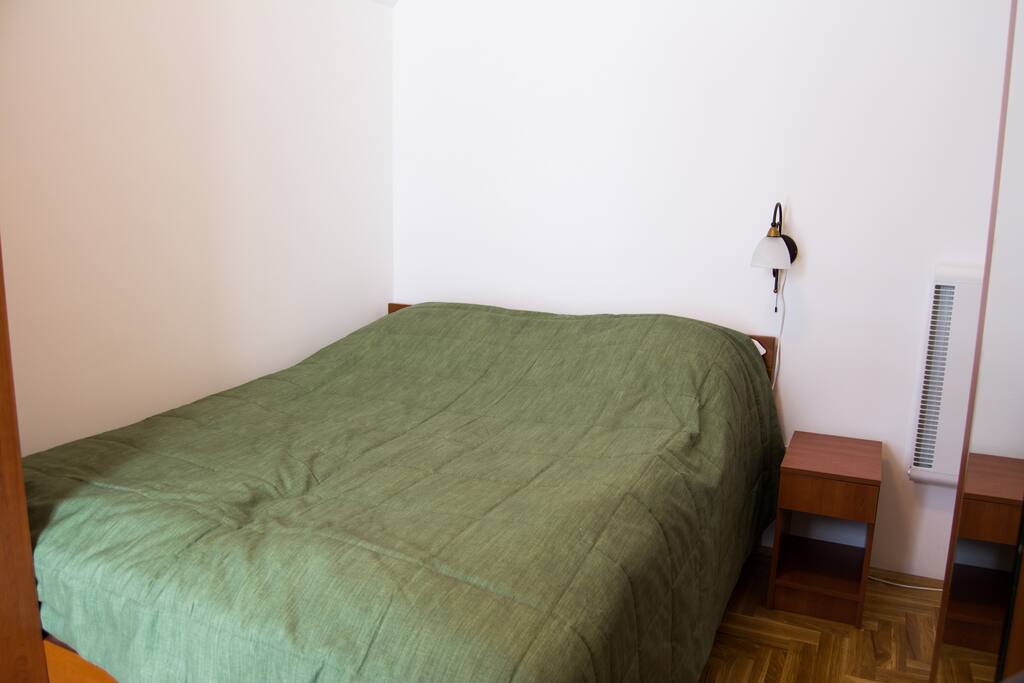 Double bed room with balcony -view to Tornik.